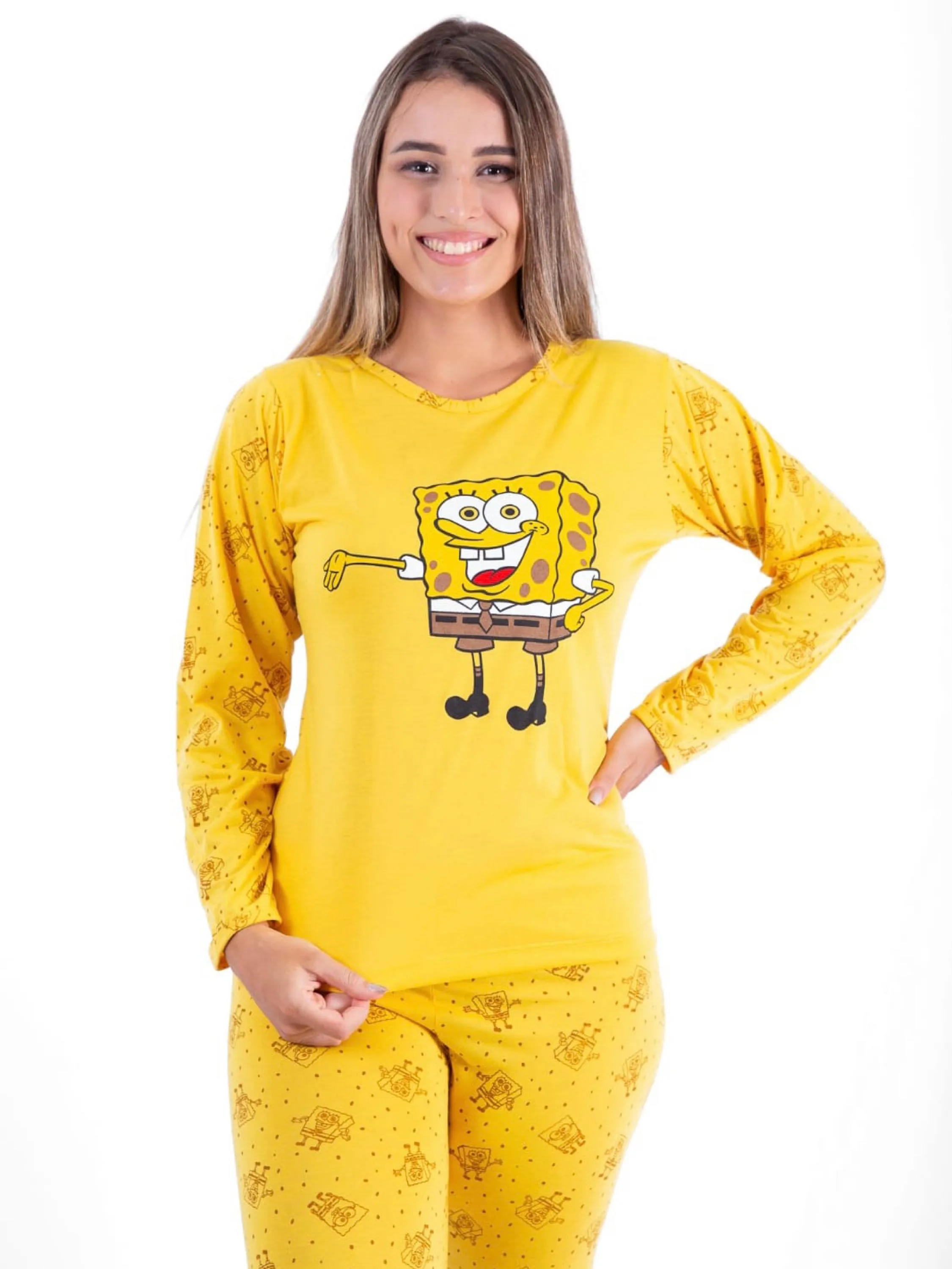 Pijama bob esponja adulto