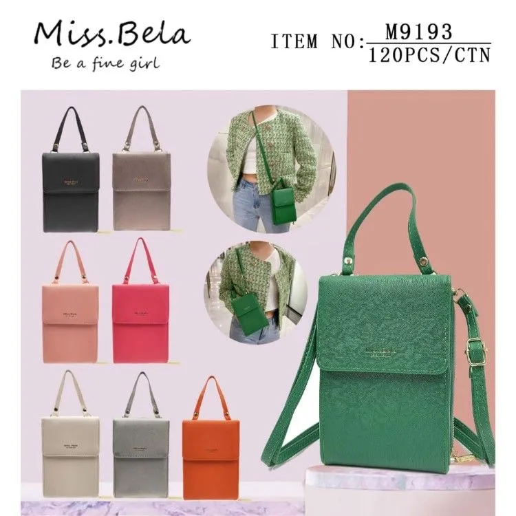 Bolsa feminina - Kit 3 peças bolsa com duas repartições - M9193