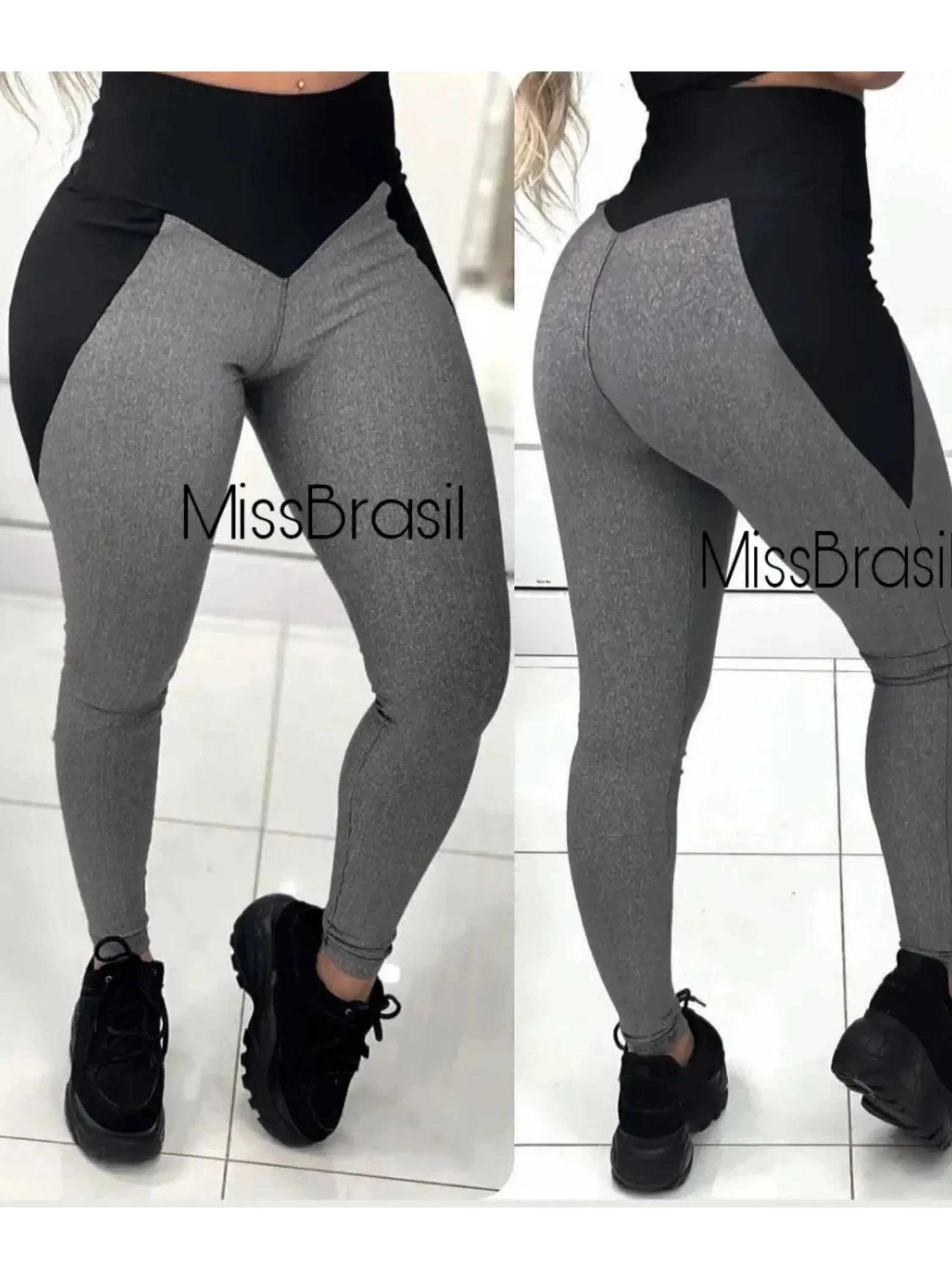 Legging fitness cintura alta