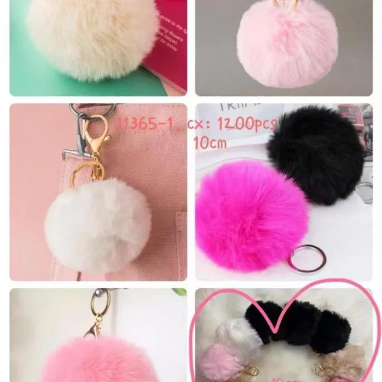 Pompom grande 10cm, pacote com 12 pçs