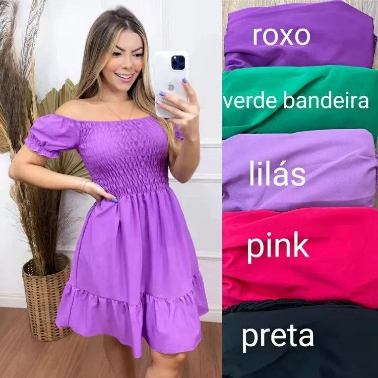 Vestido elastax com forró