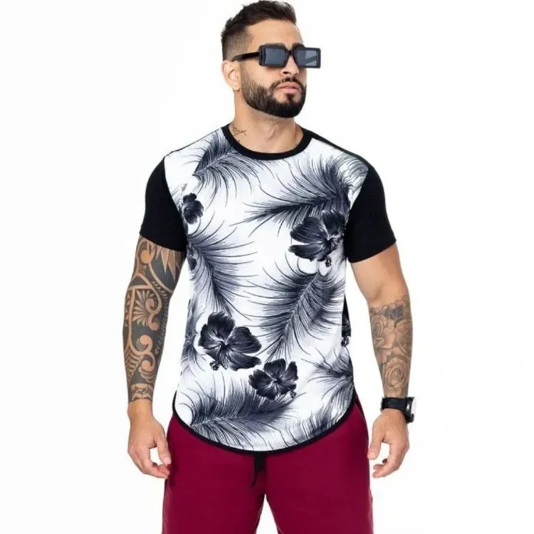 Camiseta estampada masculina