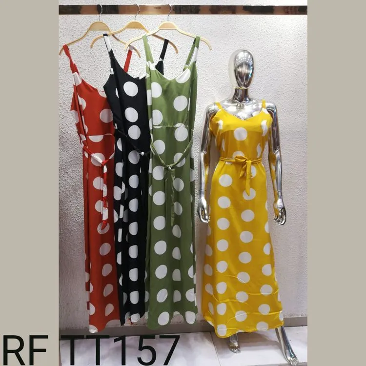 Vestido longo /poliéster /bola/tt157