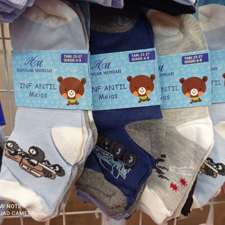 Pacote de meia 12 pares