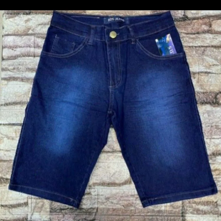 Bermuda jeans masculina