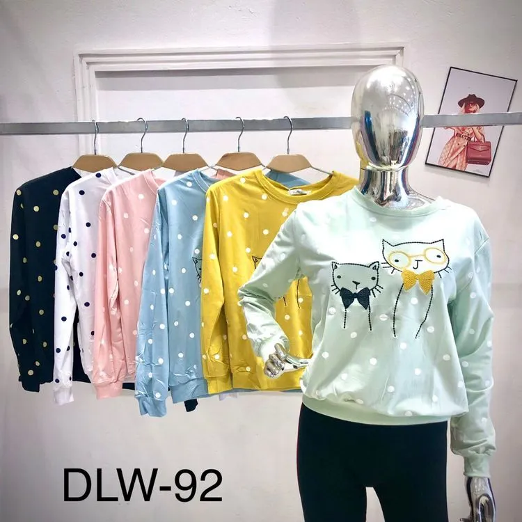 Blusa feminina /inverno /Moletinho /dlw92