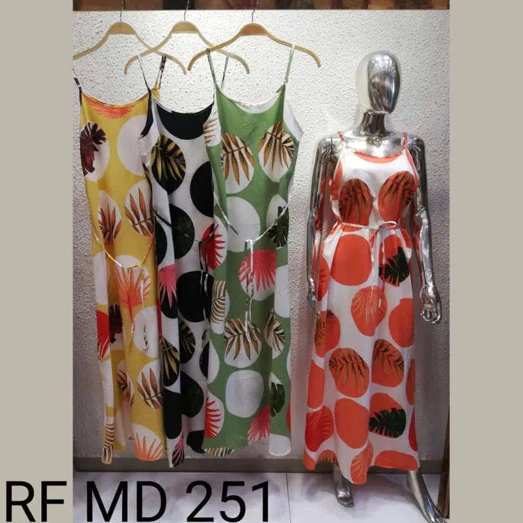 Vestido longo /alcinha /estampado /md251