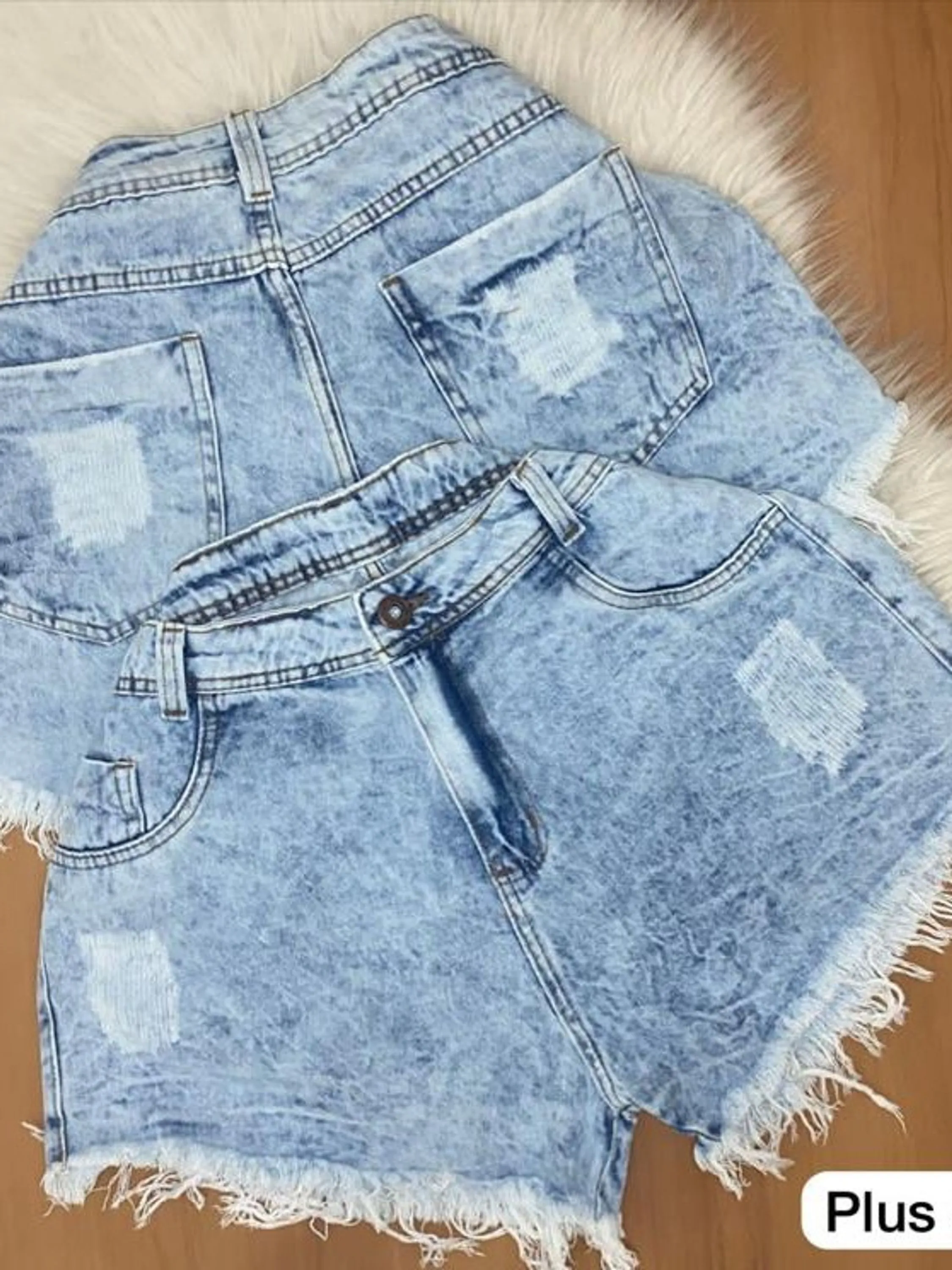 Shorts jeans plus size