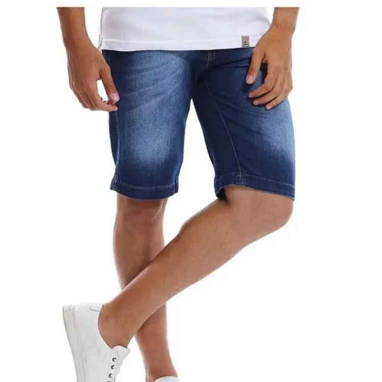 Bermuda jeans masculina