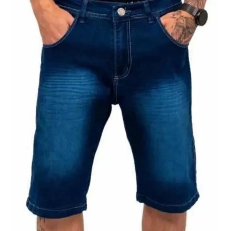 Bermuda jeans masculina