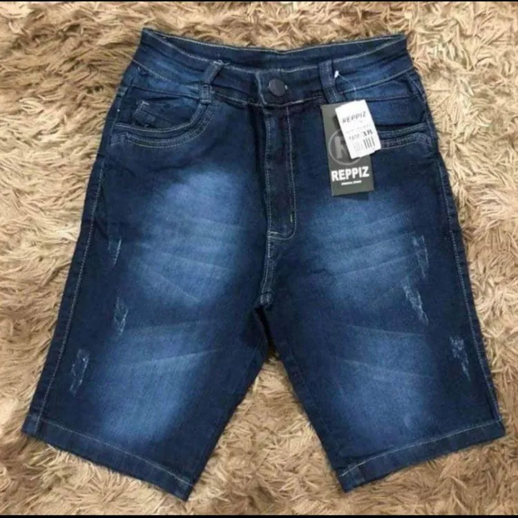 Bermuda jeans masculina