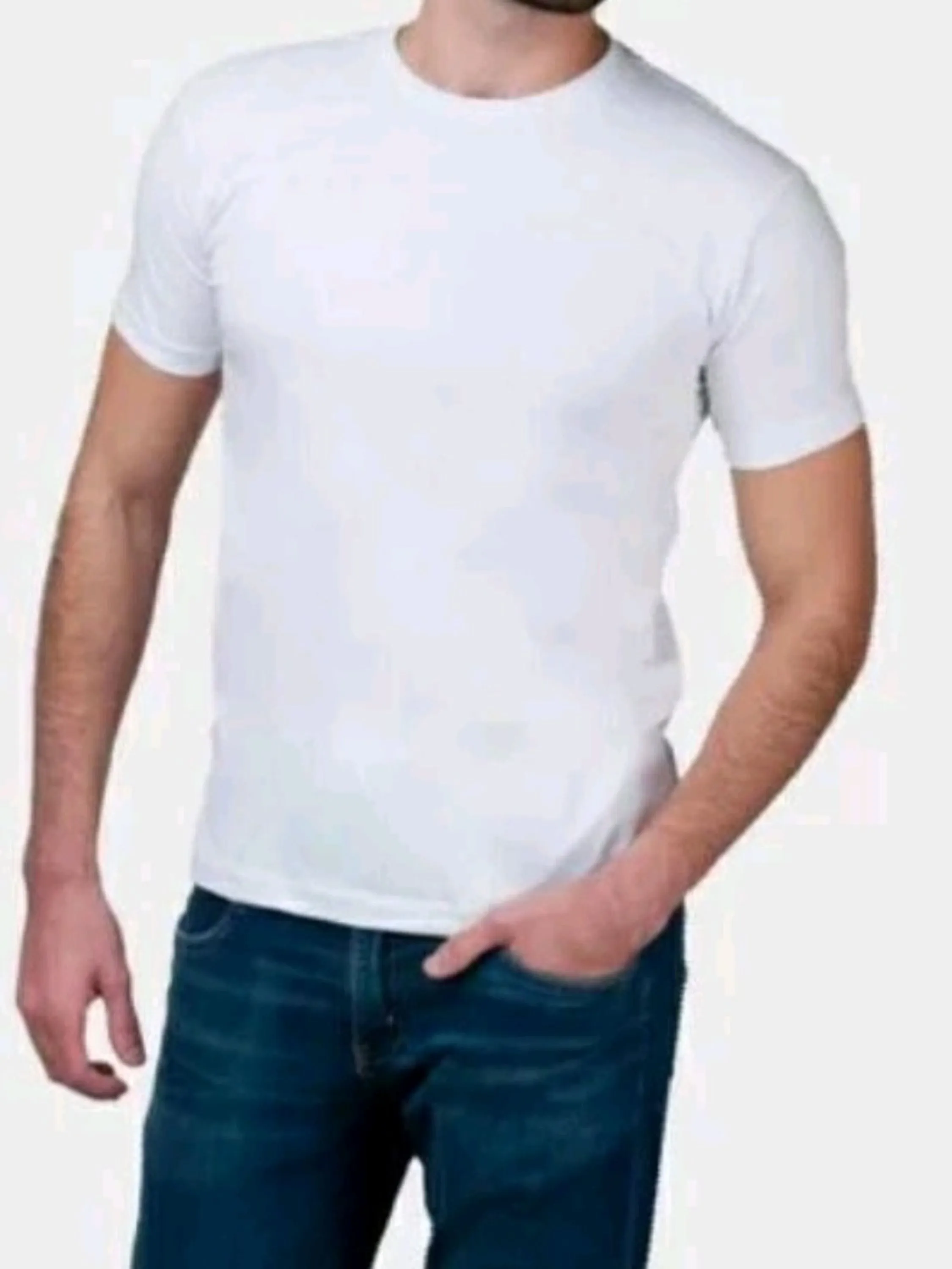 Camiseta masculina algodão básica