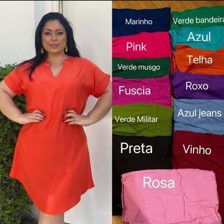 Plus size vestido