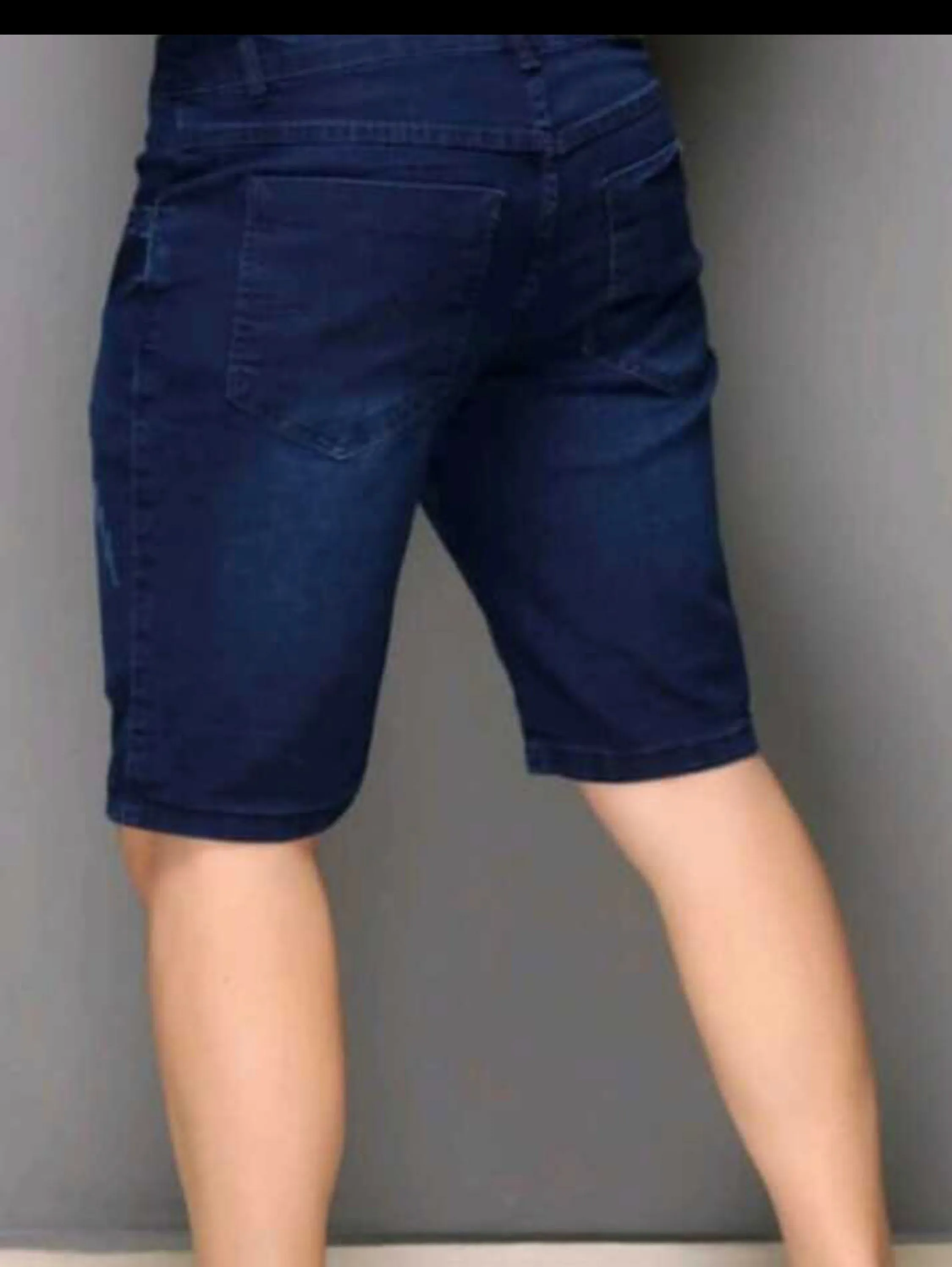 Bermuda jeans masculina