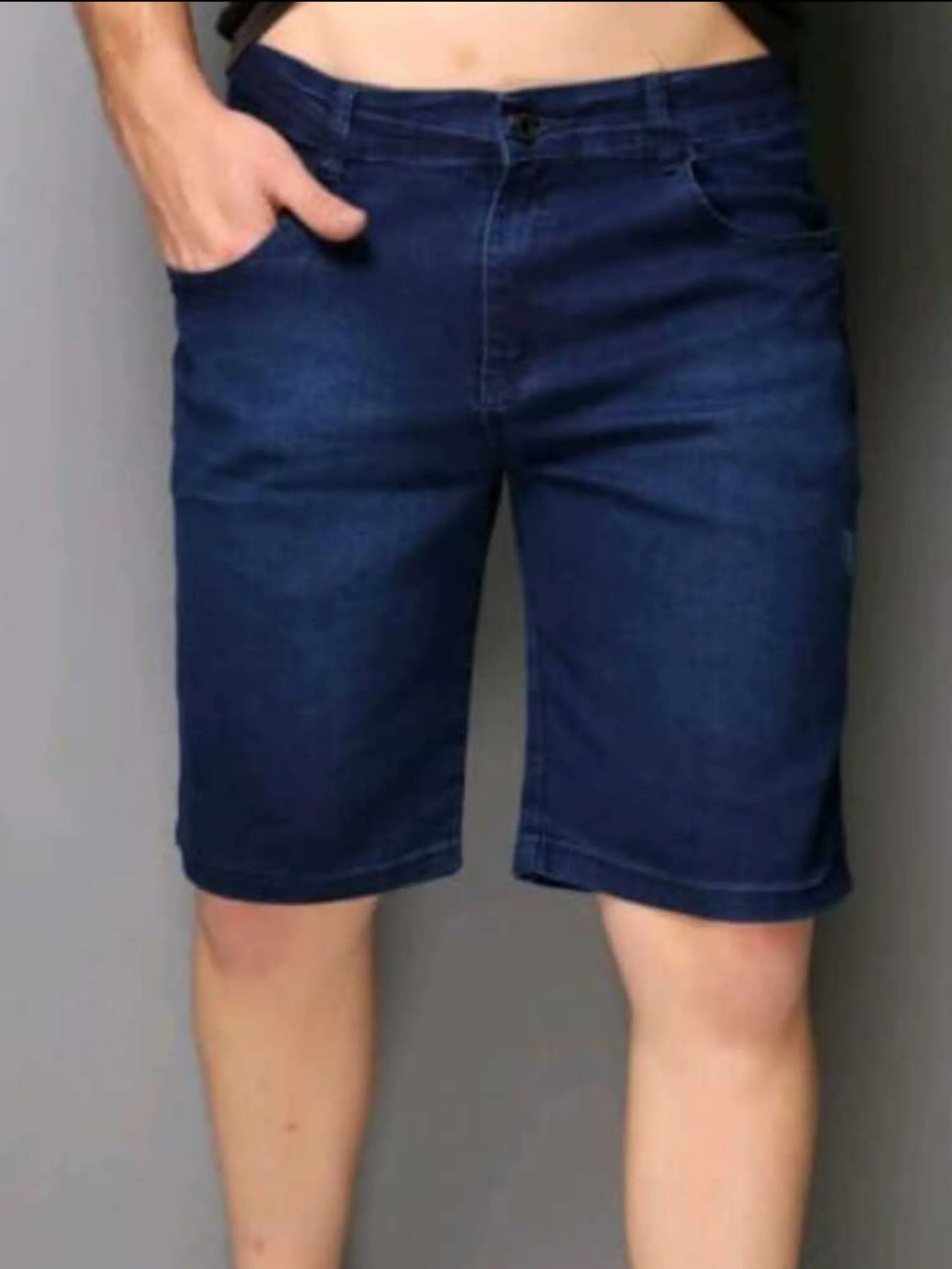 Bermuda jeans masculina