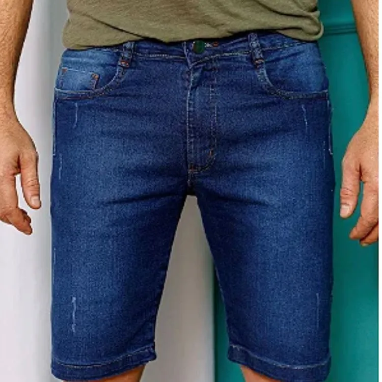 Bermuda jeans masculina