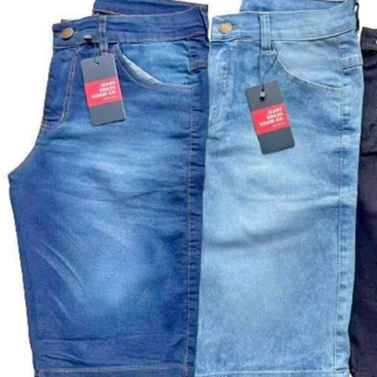 Bermuda jeans básica