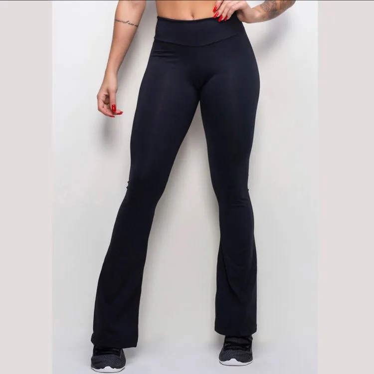 Calça legging flare