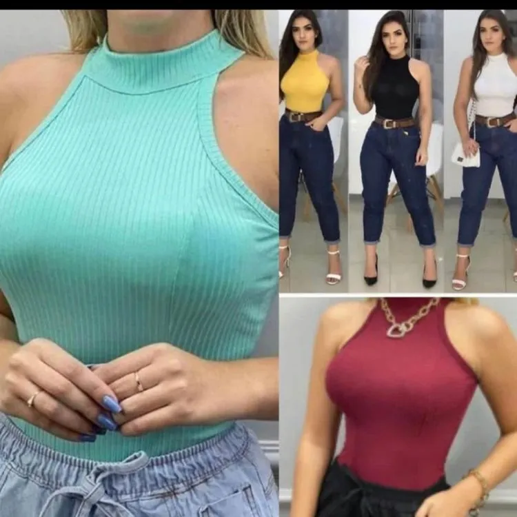 Blusinha gola alta