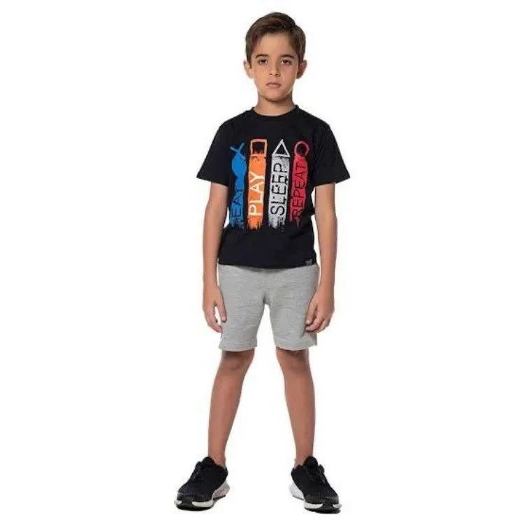 Camiseta infantil estampada