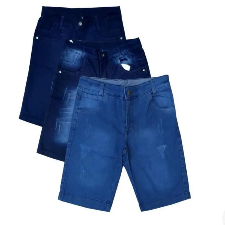 Bermuda jeans masculina