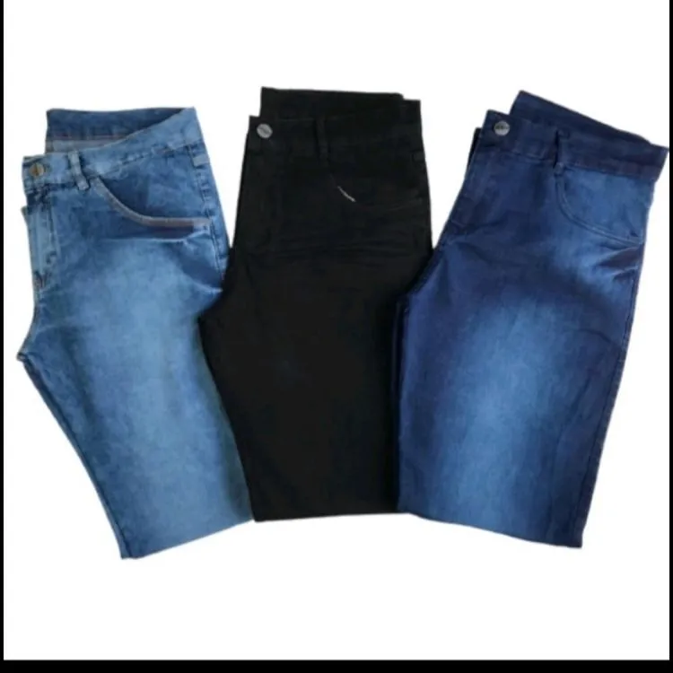 Bermuda jeans masculina