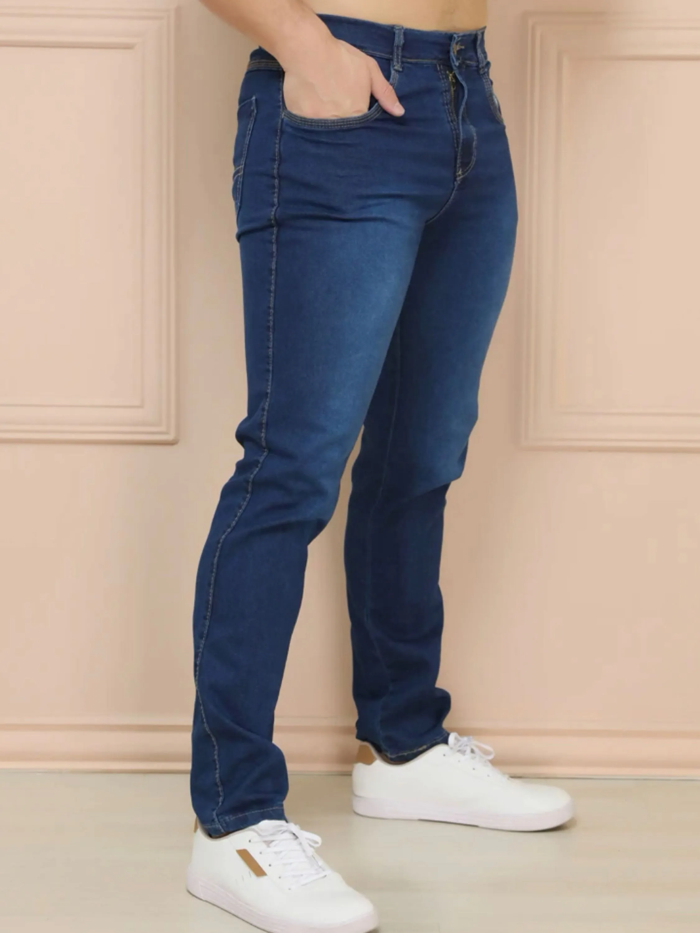 Calça jeans básica masculina