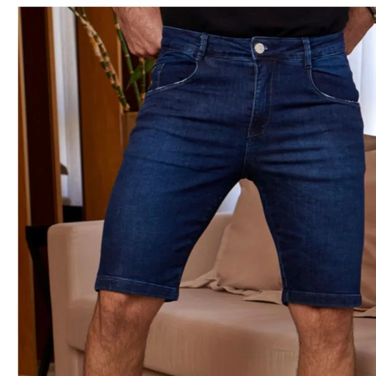 Bermuda jeans básica