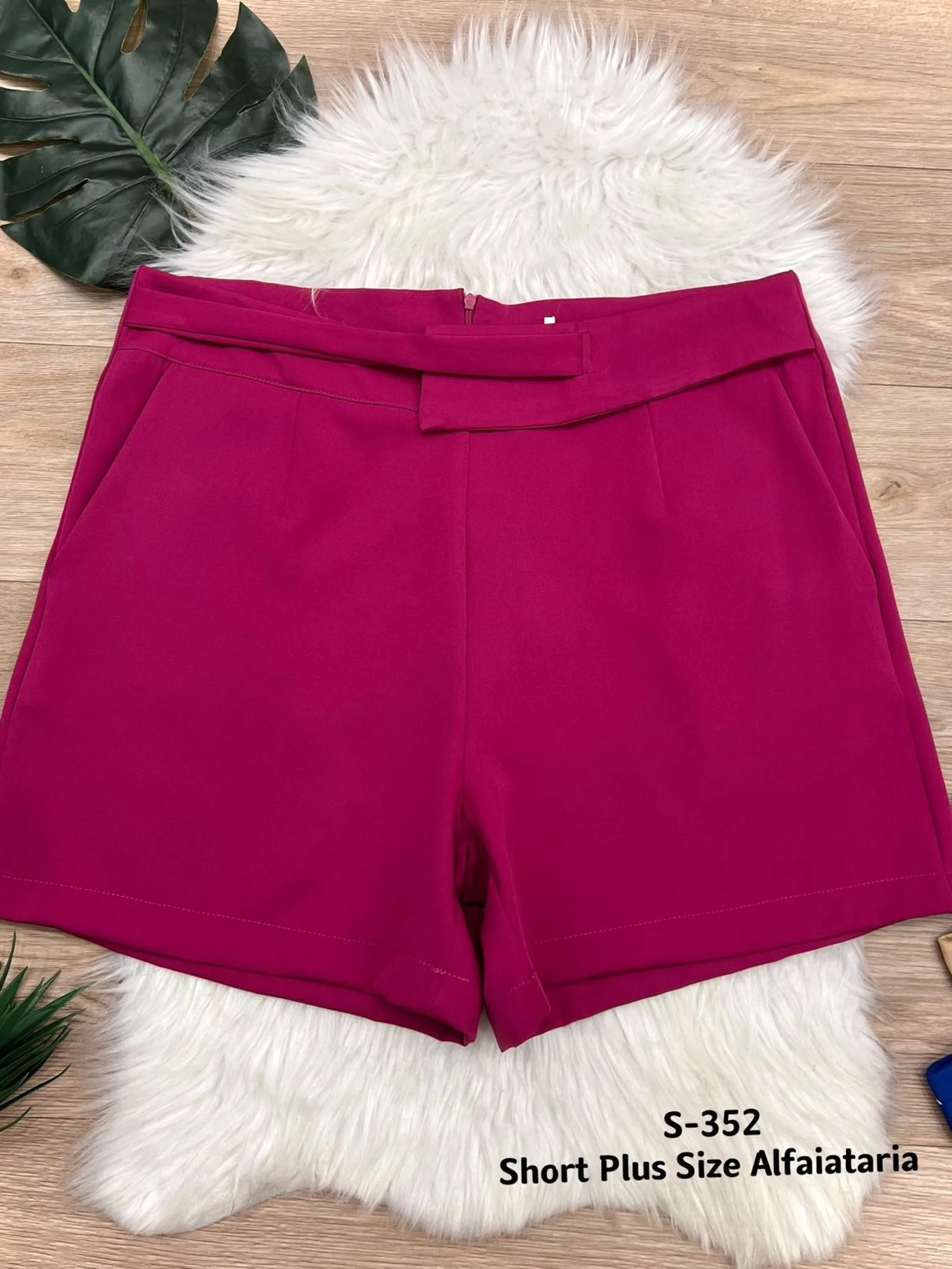 Short Plus Size Alfaiataria S352