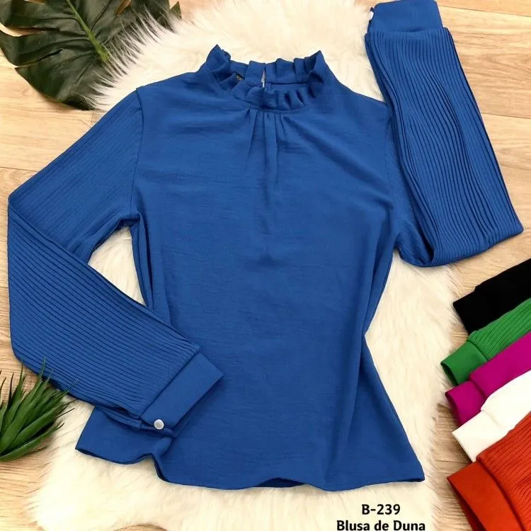 Blusa Duna Manga prensada B239