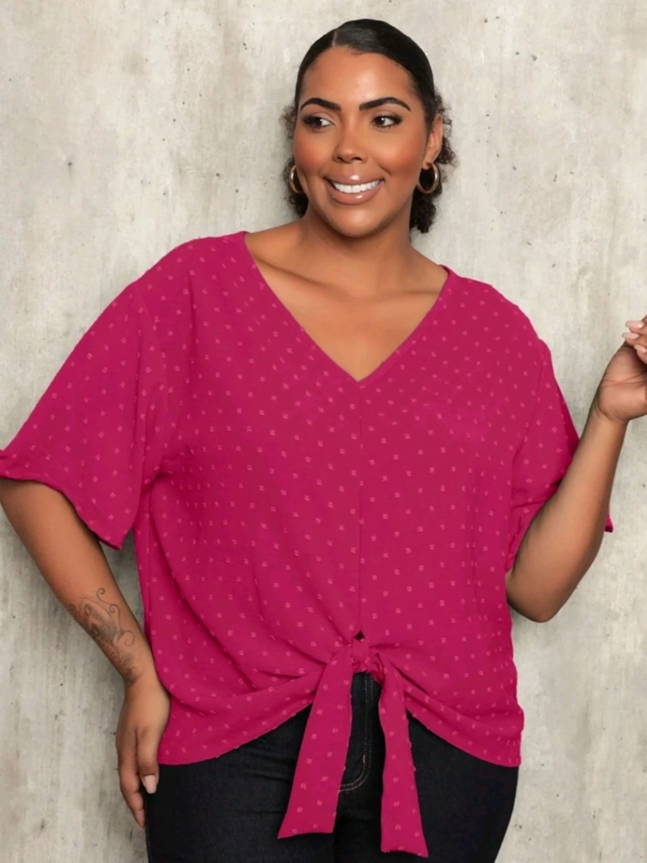 Blusa Plus Size Pipoca