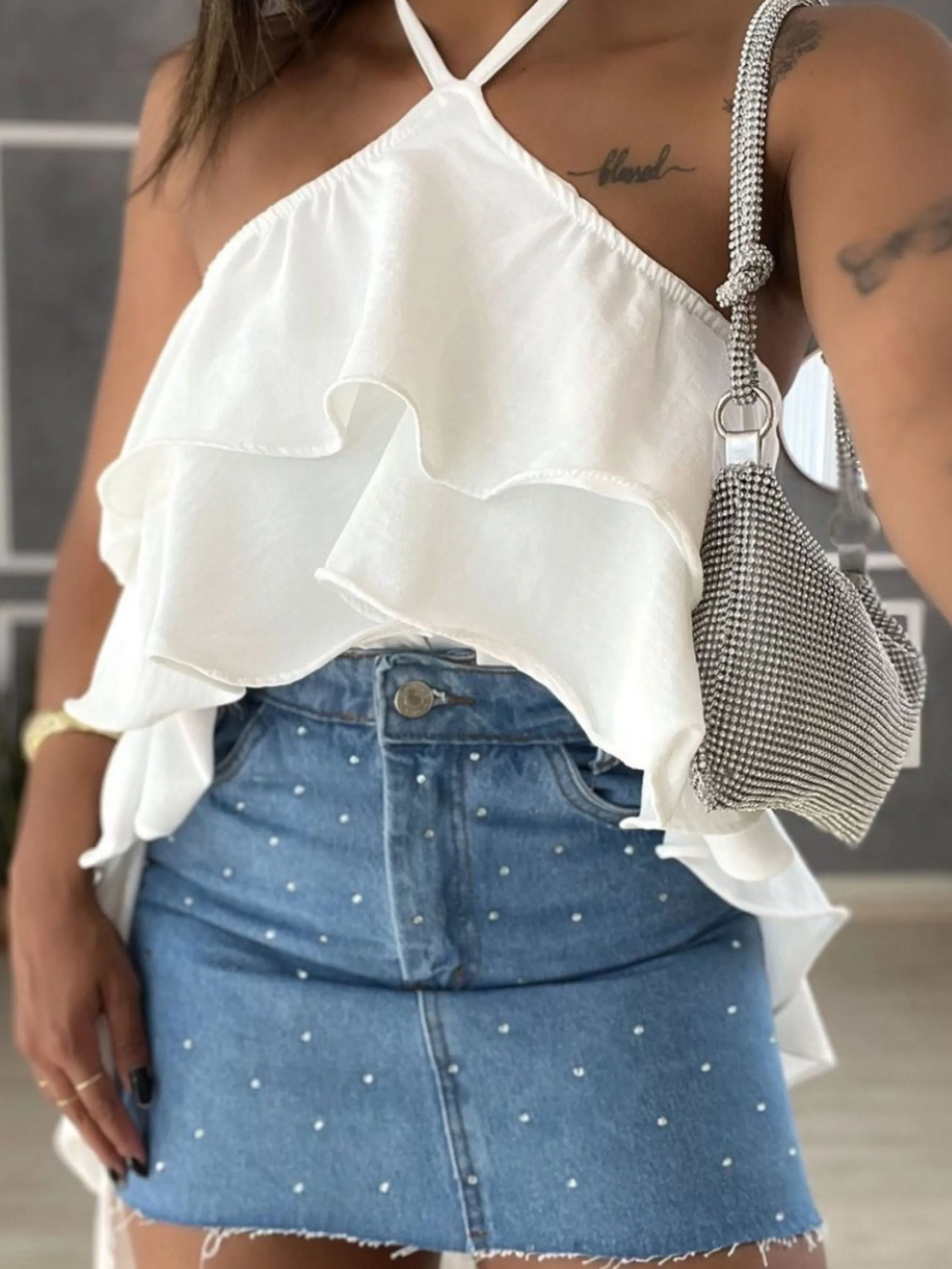 Blusa Babado Verão