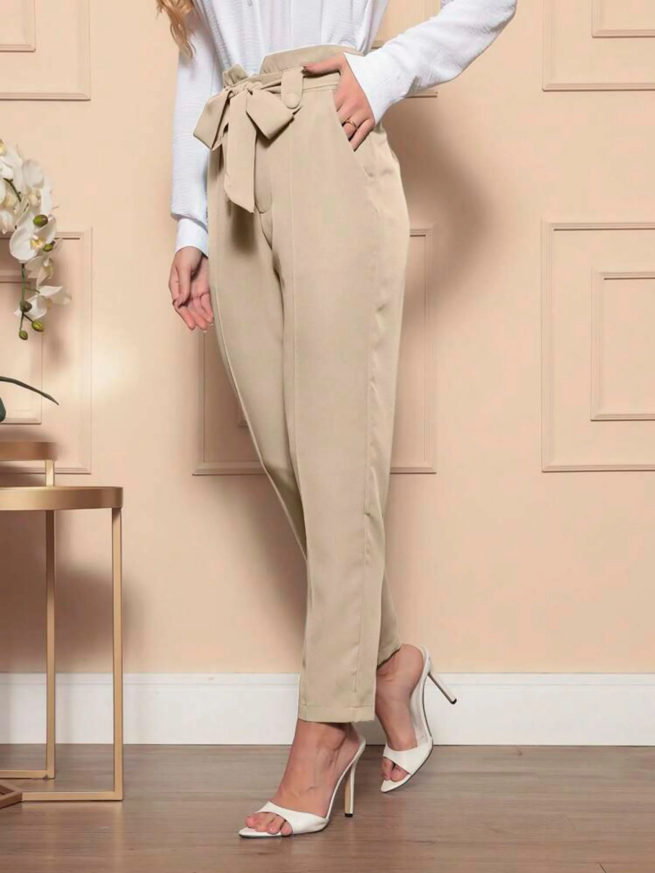 Calça Elegante Luxo Alfaiataria