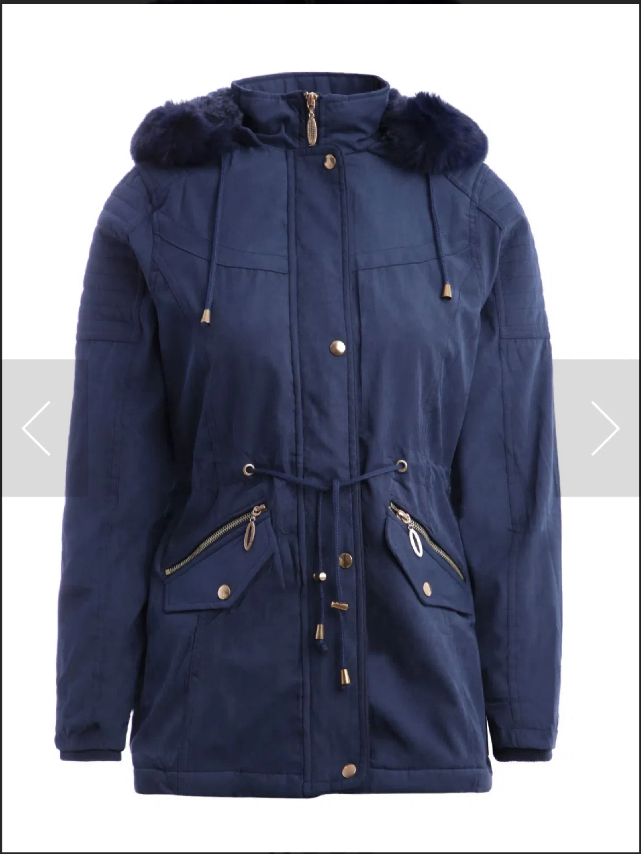 Parka azul