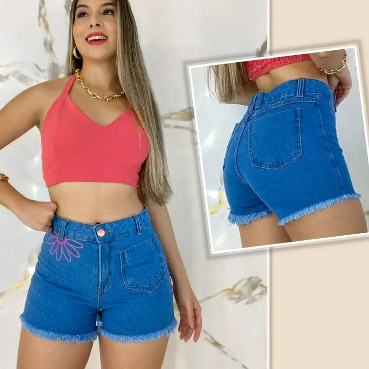 Shorts jeans sem lycra do 38 ao 44