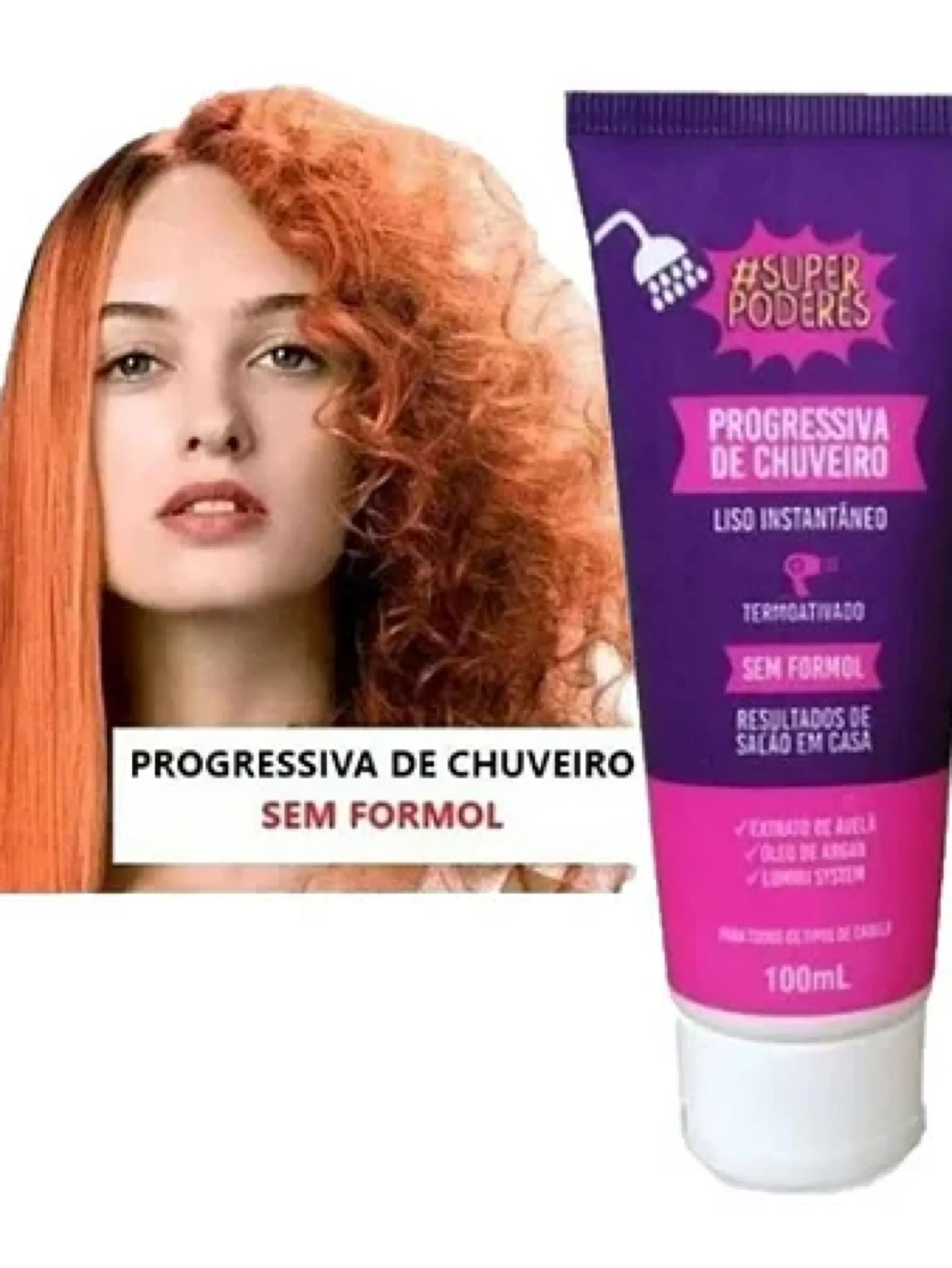 Progressiva de chuveiro Super Poderes - Naluna Makeup