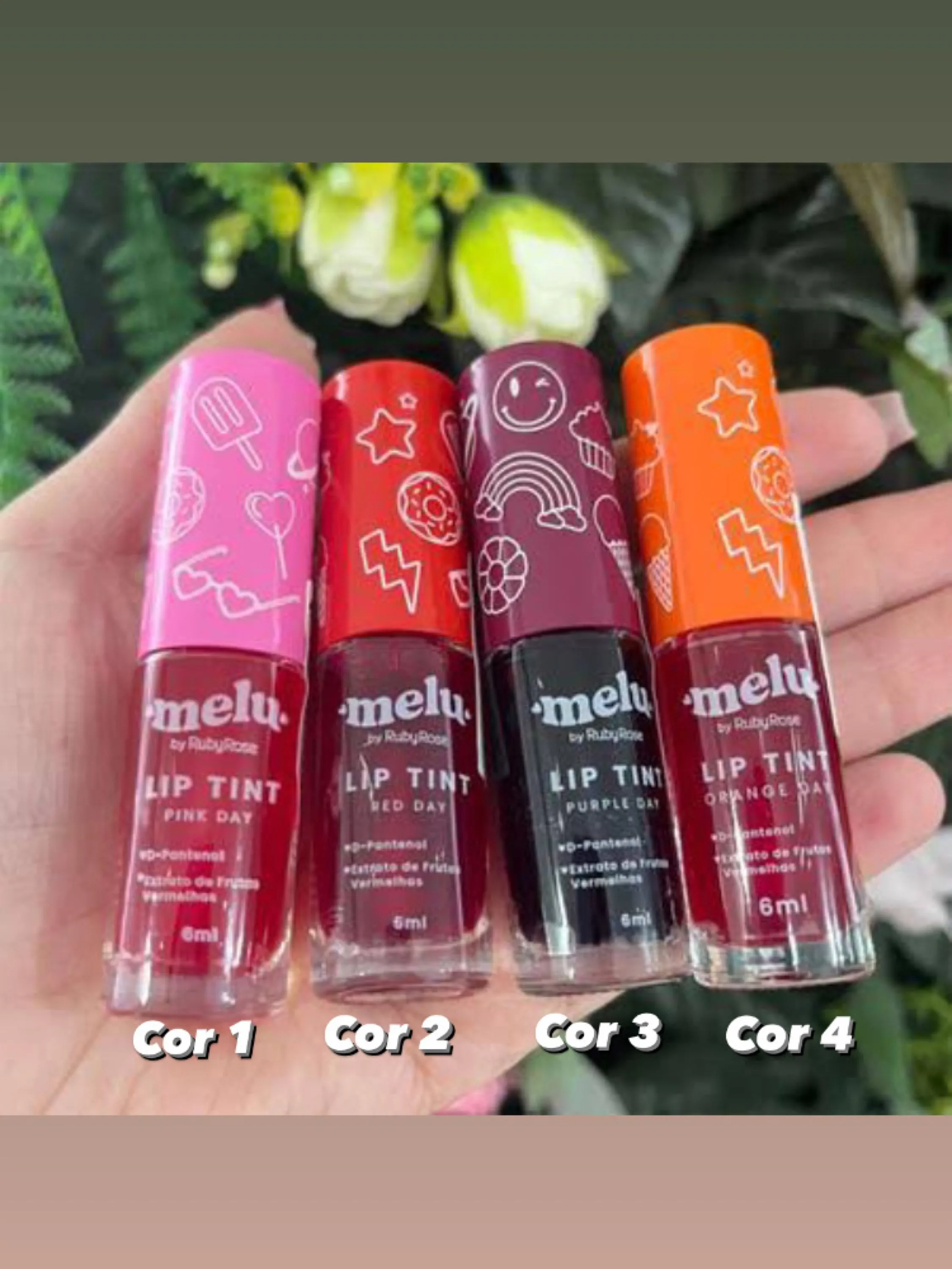 Lip tint Melu Ruby Rose - Naluna makeup