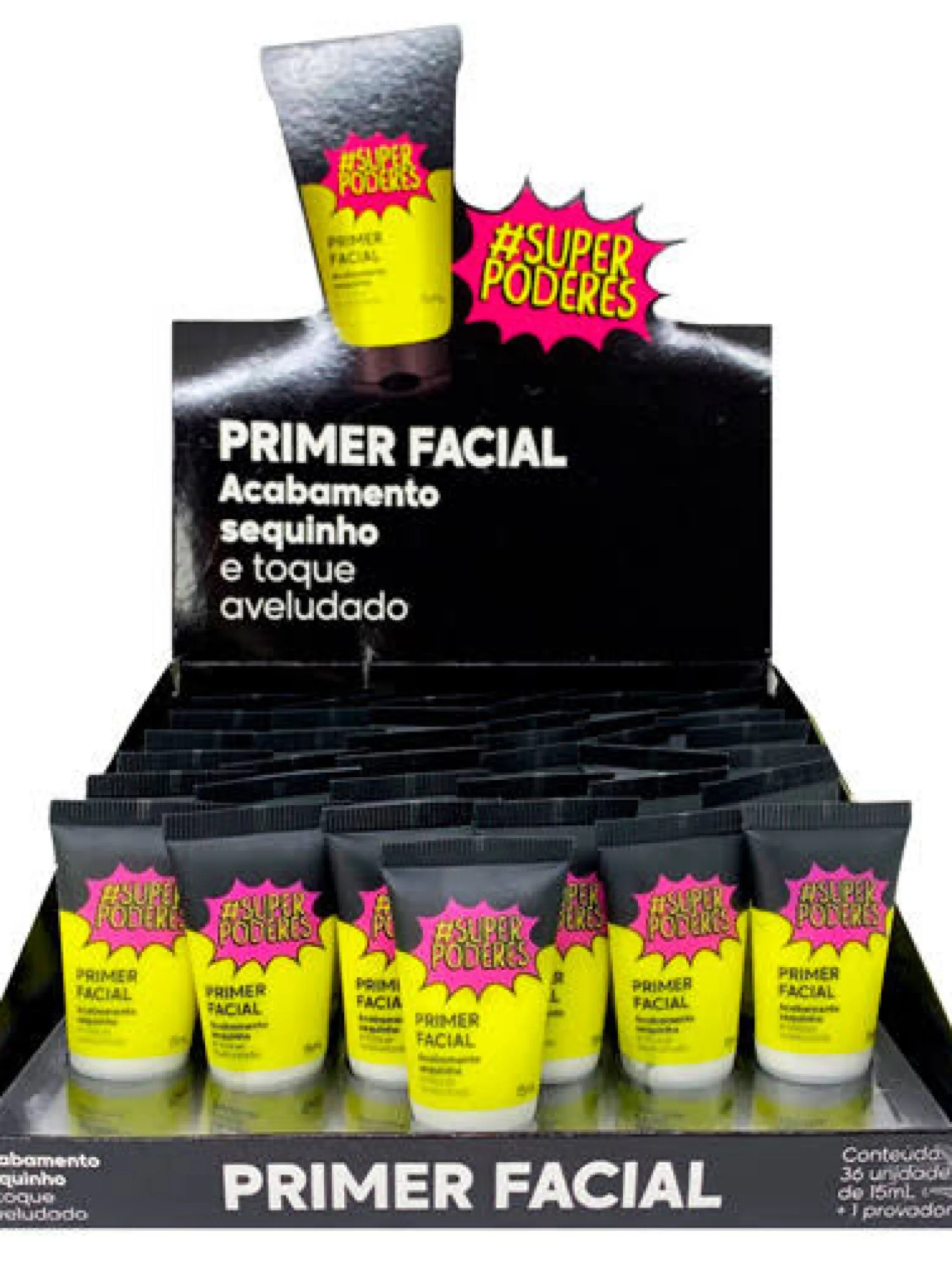 Box c/36 Primer + 1 provador Super Poderes - Naluna Makeup