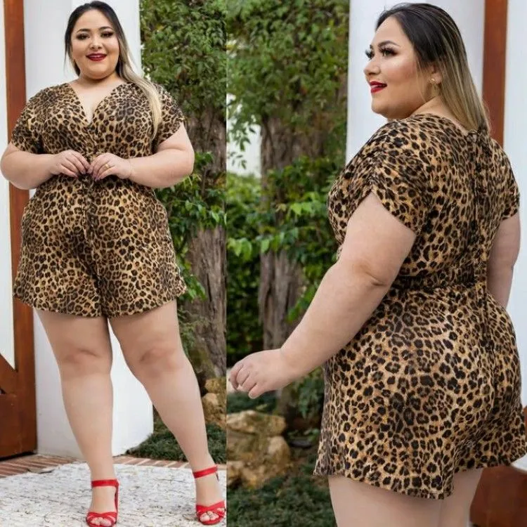 Macaquinho PLUS SIZE - Naluna Modas