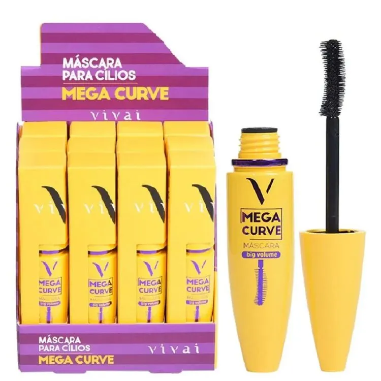 Box c/12 mascara de cilios Rimel Mega Curve Vivai