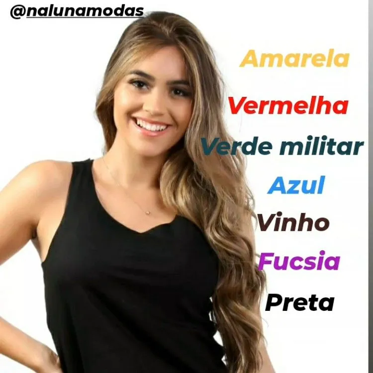 LIQUIDA VERÃO - Blusa Regata BÁSICA - Naluna Modas