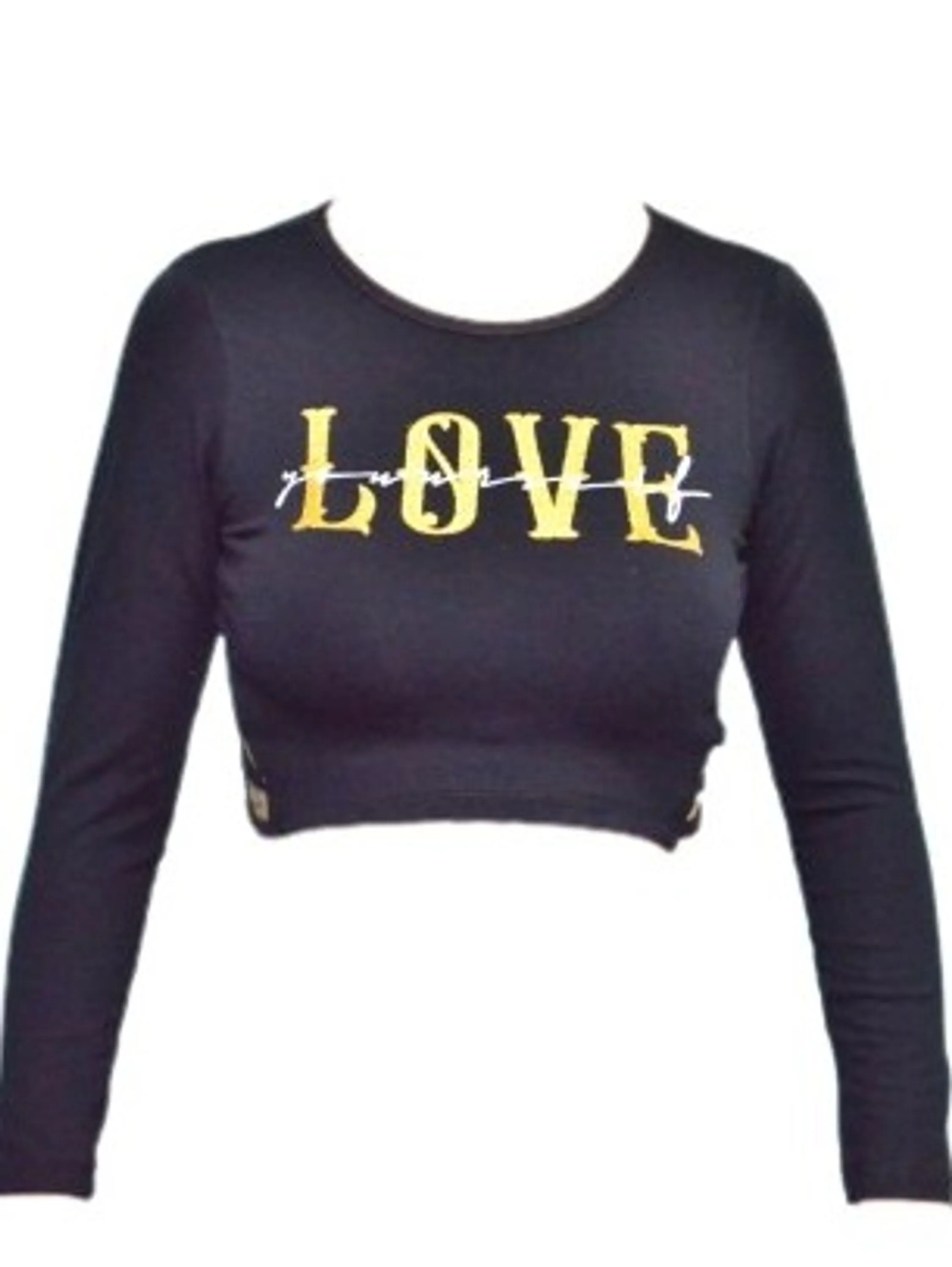 Cropped Love manga longa 2599