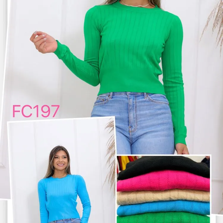 Blusa croped de modal importado