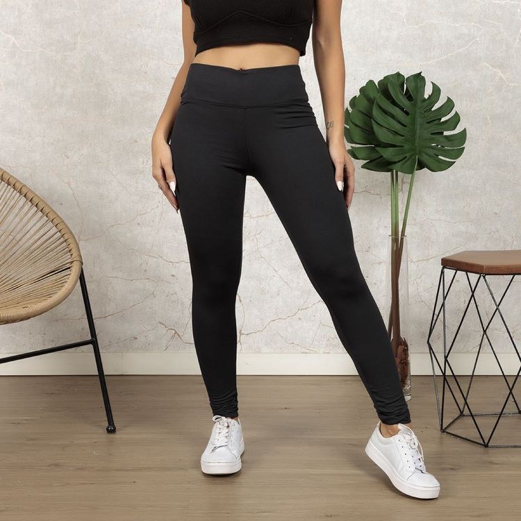 Calça legging flanelado
