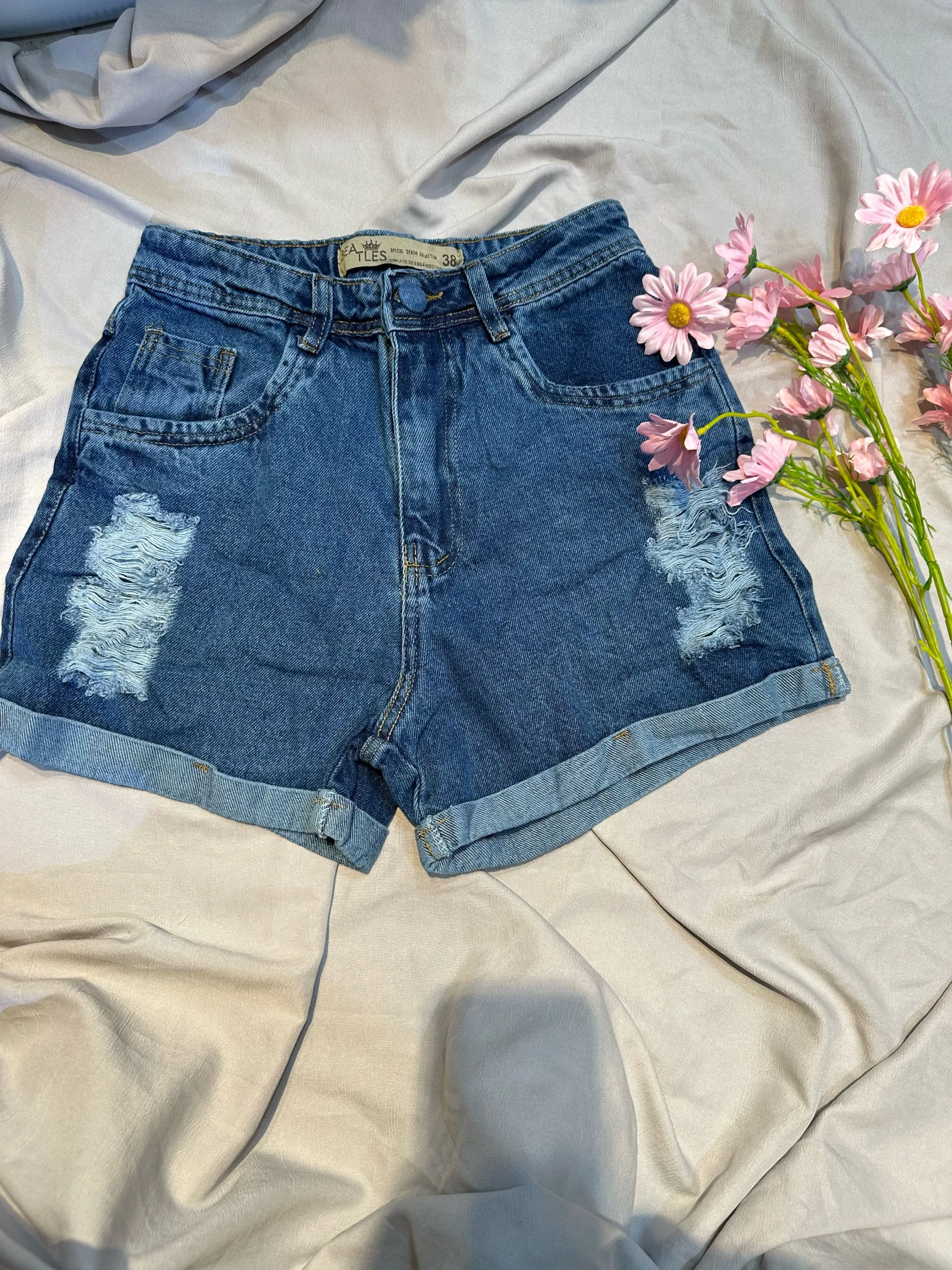 3007 short jeans feminina