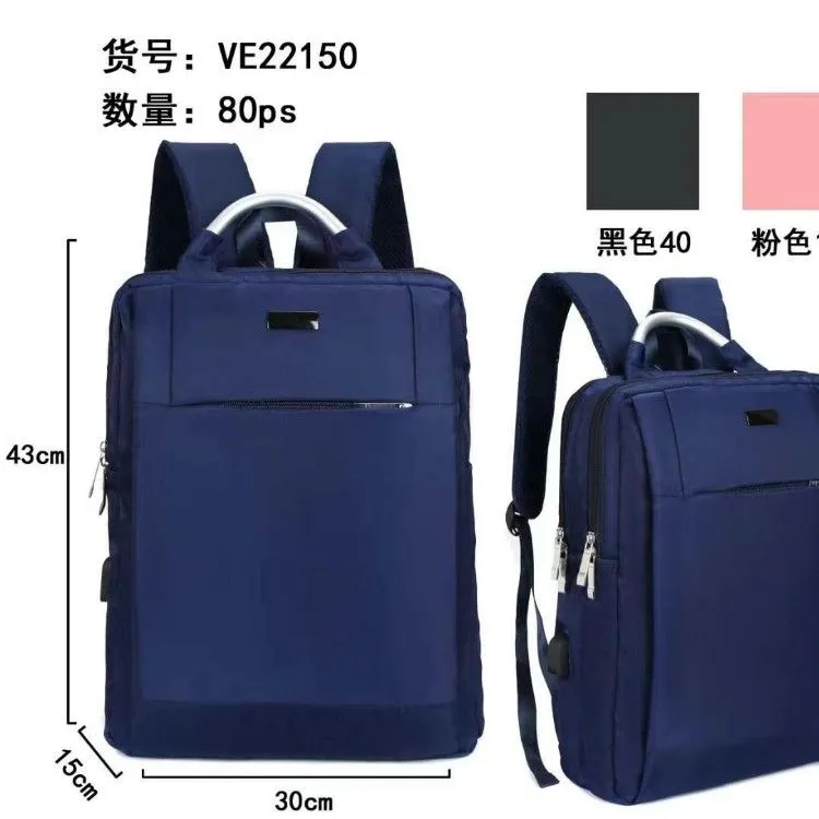 mochilas com USB cabe netbook impermeável Oscar Bolsas Modas