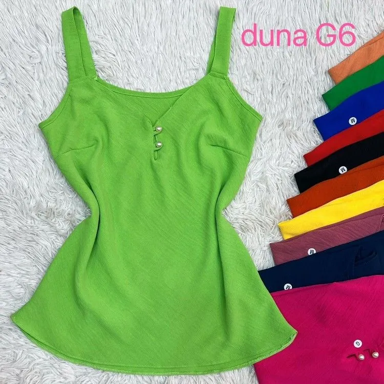 Blusa alcinha de duna moda feminina