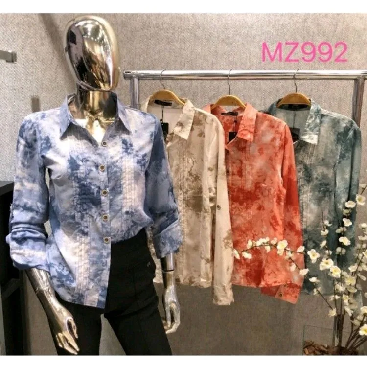 CAMISA FEMININO MANGA LONGA SOCIAL CASUAL SLIM MODA BLOGUEIRAS #MZ992