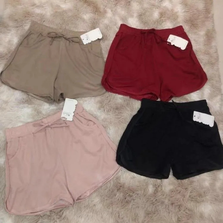 Shorts feminino importado de crepe