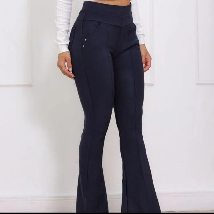 calça flare moda feminina